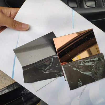 304 Mirror Hairline Finish Stainless Steel Sheet Rose Gold 0.3-2.0mm