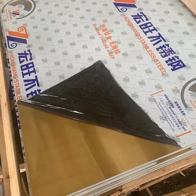 0.4-100mm 201 304 Stainless Steel Sheet Hairline Finish Black Mirror