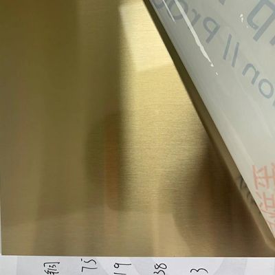 1000mm Black Mirror Stainless Steel Sheet 0.4-100mm Titanium Plating Champagne Rose Gold