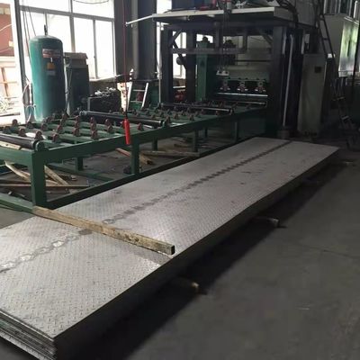 Checkered 304 Stainless Steel Plate ASTM EN DIN 201 316L 1000mm 1219mm 1500mm