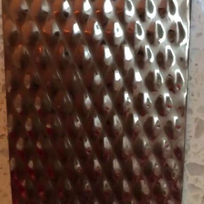 201 304 316L Anti Slip Checkered Stainless Steel Sheet