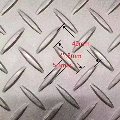 304 Stainless Steel Checkered Plate 3.0mm - 8.0mm Hot Rolled