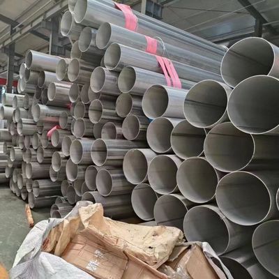 Welded Stainless Steel Pipe Grade 304 316L 310S 321 347 in 6m Length DN10 - DN600