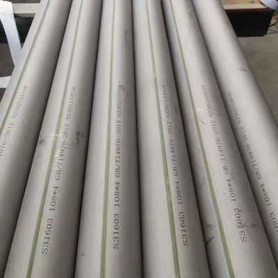 SCH40 Seamless Stainless Steel 904L Pipe Tube Custom Cutting Polishing