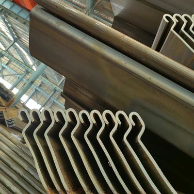 Steel Plate Pile Z-Type  U-Type Hot Rolled Plate Pile Length 6m S355J2 S355JR
