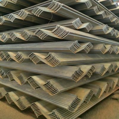 MS Sheet Metal S355J2 Steel Sheet Hot Rolled Sheet Piling in 6m 9m 12m Lnegth
