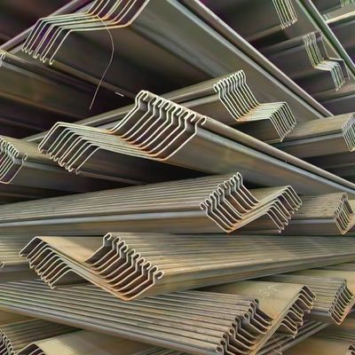 MS Sheet Metal S355J2 Steel Sheet Hot Rolled Sheet Piling in 6m 9m 12m Lnegth