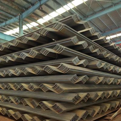 MS Sheet Metal S355J2 Steel Sheet Hot Rolled Sheet Piling in 6m 9m 12m Lnegth