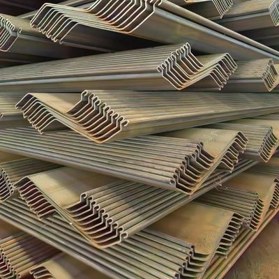 MS Sheet Metal S355J2 Steel Sheet Hot Rolled Sheet Piling in 6m 9m 12m Lnegth