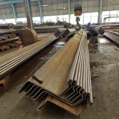 U Shape Steel Sheet Piles Piling Q355b / Sy295 / Sy390 / S320gp / S355gp Hot Rolled