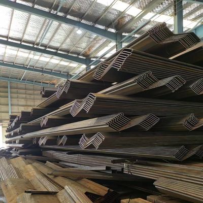 U Shape Steel Sheet Piles Piling Q355b / Sy295 / Sy390 / S320gp / S355gp Hot Rolled