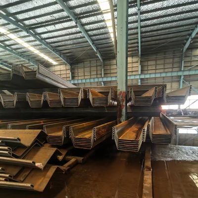 Normalizing Hot Rolled Steel Sheet Pile Type3 Type 4 Z Type U Type 8.5mm