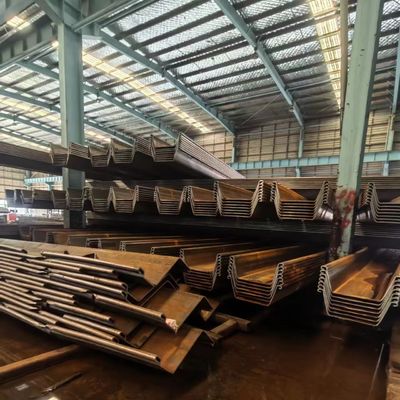 Normalizing Hot Rolled Steel Sheet Pile Type3 Type 4 Z Type U Type 8.5mm
