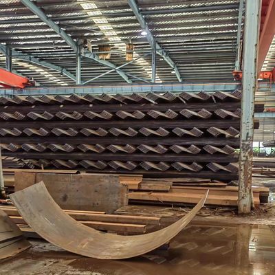 Normalizing Hot Rolled Steel Sheet Pile Type3 Type 4 Z Type U Type 8.5mm