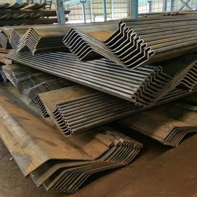 Normalizing Hot Rolled Steel Sheet Pile Type3 Type 4 Z Type U Type 8.5mm