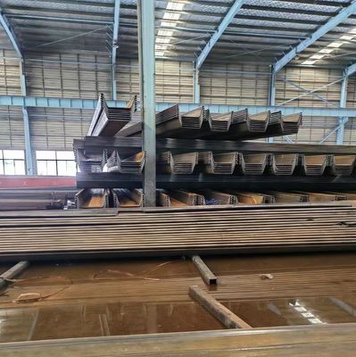 Hot Rolled Steel Sheet Pile / U Type Z Type  Thickness 2.0 - 14.0mm