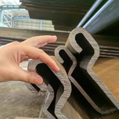 Larssen Steel Sheet Pile Sy290 Sy390 Used Black Color Piling Hot Rolled U Shaped