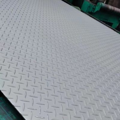 TISCO BAOSTEEL 304 Stainless Steel Checkered Plate 2.0mm - 8.0mm Pattern Sheet