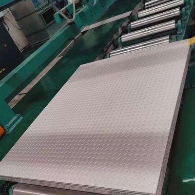 TISCO BAOSTEEL 304 Stainless Steel Checkered Plate 2.0mm - 8.0mm Pattern Sheet