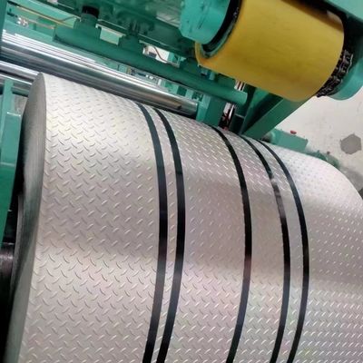 TISCO BAOSTEEL 304 Stainless Steel Checkered Plate 2.0mm - 8.0mm Pattern Sheet