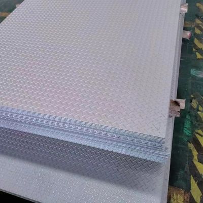 TISCO BAOSTEEL 304 Stainless Steel Checkered Plate 2.0mm - 8.0mm Pattern Sheet