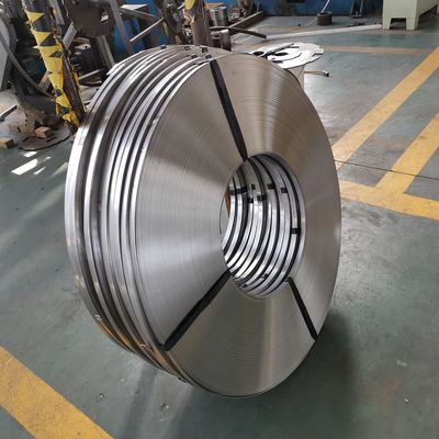 Cold Rolled Bright Stainless Steel Strip SS Strip Band 0.1 - 2.0mm Thickness Width 3 - 600mm