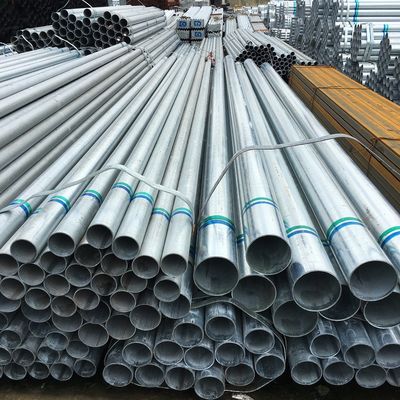 1 Inch 2 Inch Hot Dipped Galvanized Steel Pipe For Water Pipe Line GI Steel Pipe Tube