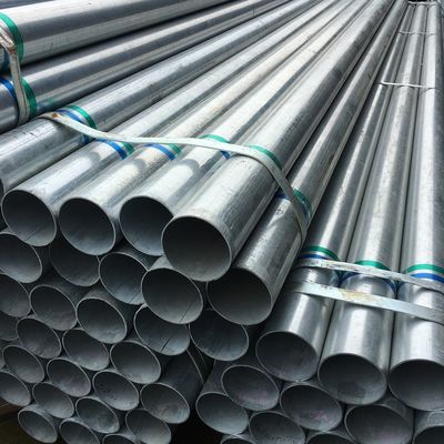 Galvanized Steel Pipe Tube DN10 - DN200 With SCH40S ASTM GGB DIN Standard For Scaffold