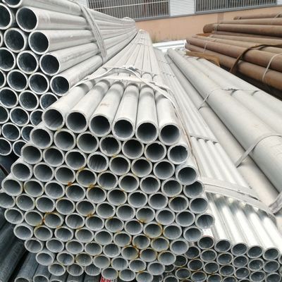 Galvanized Steel Pipe Tube DN10 - DN200 With SCH40S ASTM GGB DIN Standard For Scaffold