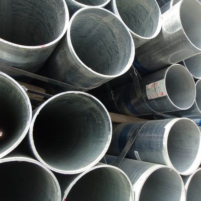 Hot Dip Galvanized Round Steel Pipe / GI Pipe Pre Galvanized Steel Pipe Galvanized Tube For Construction