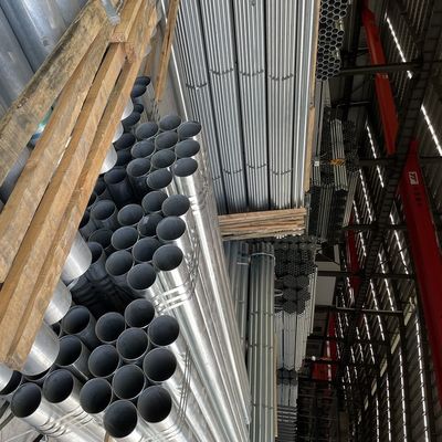 Galvanized Steel round pipe for Low Pressure Liquied Equipment Galvanized Round Pipe