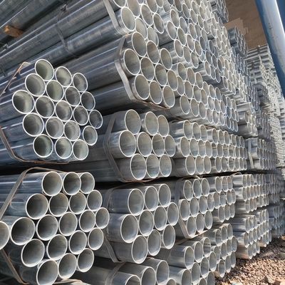 Galvanized Steel round pipe for Low Pressure Liquied Equipment Galvanized Round Pipe