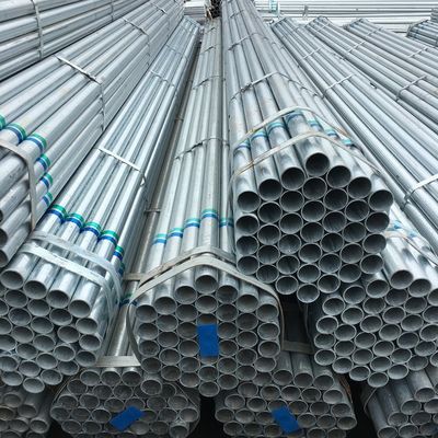 ASTM A53 Tube Hollow Section Round Gi Pipe Zinc Coated Q195 Q235 Q345 Hot Dipped Galvanized Steel Pipe Tube
