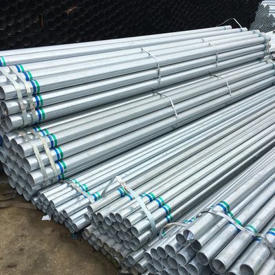 DN50 Hot Dip Galvanized Steel Pipe / GI Pipe Galvanized Steel Pipe Galvanized Tube For Greenhouse Frame