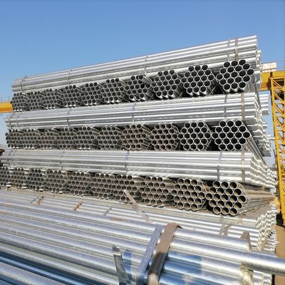 DN50 Hot Dip Galvanized Steel Pipe / GI Pipe Galvanized Steel Pipe Galvanized Tube For Greenhouse Frame