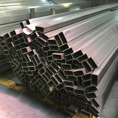 Structure Application 201 304 Stainless Steel Square Tube / Stainless Steel Rectangle Pipe ASTM A312