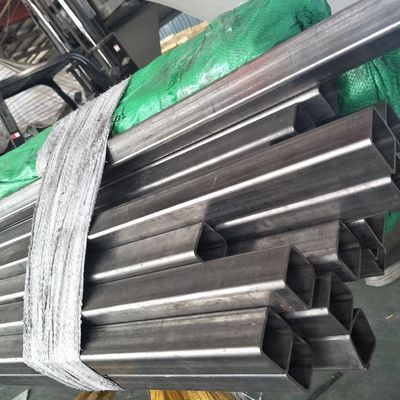 Structure Application 201 304 Stainless Steel Square Tube / Stainless Steel Rectangle Pipe ASTM A312