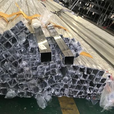 Bright Polished 201 304 Stainless Steel Square Pipe Tube for Windows Diameter 10*10 - 50*50mm
