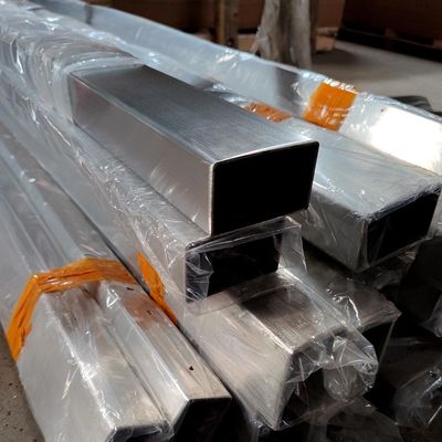 304 Stainless Steel Square Pipe Tube / 316L Stainless Steel Square Tubing 10*10 - 100*100mm