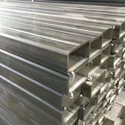 Handrail Structure Application 304 Stainless Steel Sqaure Pipe Rectangle Pipe Tube in 6m Length Bright Polishing