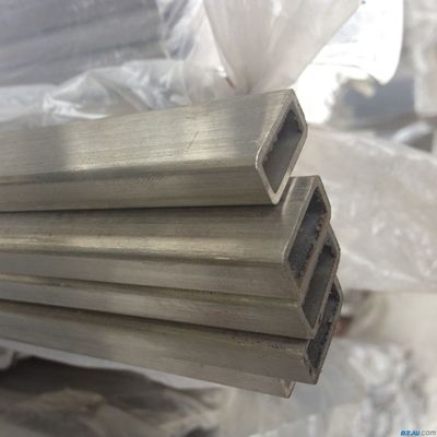 Handrail Structure Application 304 Stainless Steel Sqaure Pipe Rectangle Pipe Tube in 6m Length Bright Polishing