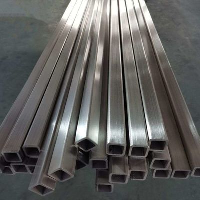 Handrail Structure Application 304 Stainless Steel Sqaure Pipe Rectangle Pipe Tube in 6m Length Bright Polishing