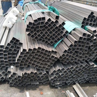 Handrail Structure Application 304 Stainless Steel Sqaure Pipe Rectangle Pipe Tube in 6m Length Bright Polishing