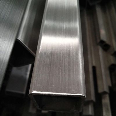 ASTM A554 Hairline Finish Stainless Steel Square Pipe Tube for Handrail and Food Grade 304 316L 400# 600# 800# Polished