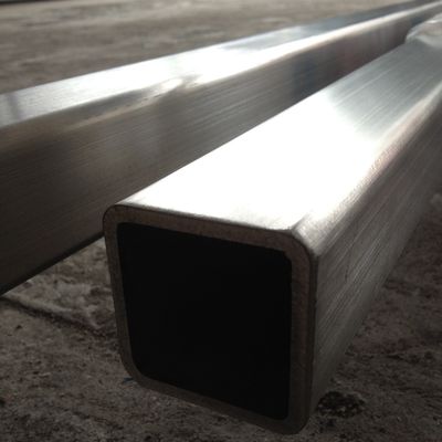 ASTM A554 Hairline Finish Stainless Steel Square Pipe Tube for Handrail and Food Grade 304 316L 400# 600# 800# Polished