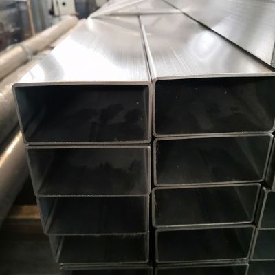 Bright Polished 300# 400# 600# Stainless Steel Square Pipe Tube Grade 201 304 in 6m Length for Structure