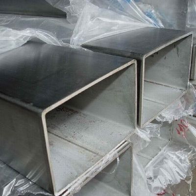 Bright Surface 201 304 Stainless Steel Square Tube Pipe 10*10 - 50*50mm in 6m Length SS Square Pipe