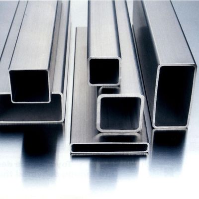 Bright Polsihed Stainless Steel Square Pipe Tube 201 304 316L SS Tube ERW Welded 400# Grinding Polishing