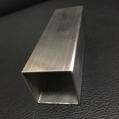 Bright Polsihed Stainless Steel Square Pipe Tube 201 304 316L SS Tube ERW Welded 400# Grinding Polishing