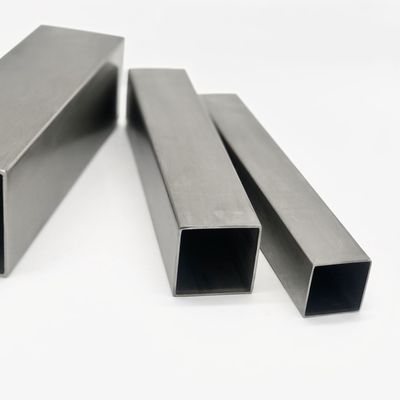 Grade 202 Stainless Steel Square Pipe Bright Polsihed Outside / Hairline Finishing Stainless Steel Pipe